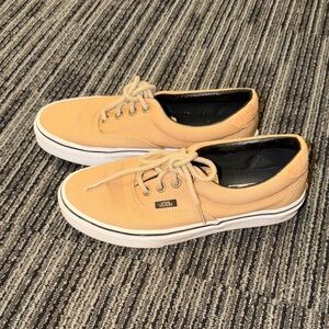 Vans Men's Beige Canvas Sneakers